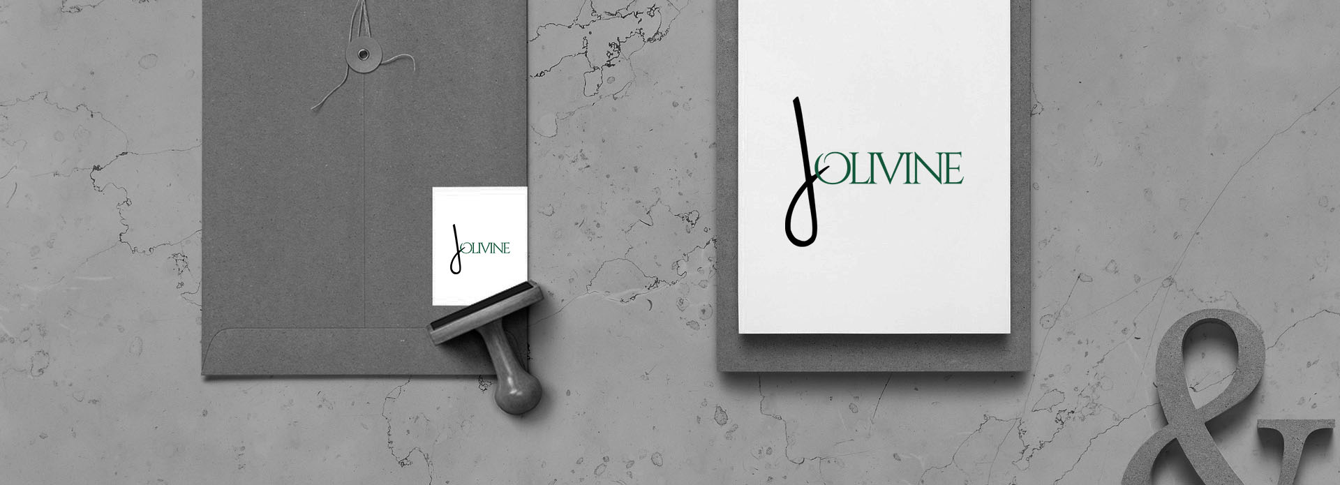 J Olivine Stamp